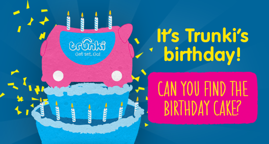 Happy Birthday Trunki - Can You Find The Missing Birthday Cake?