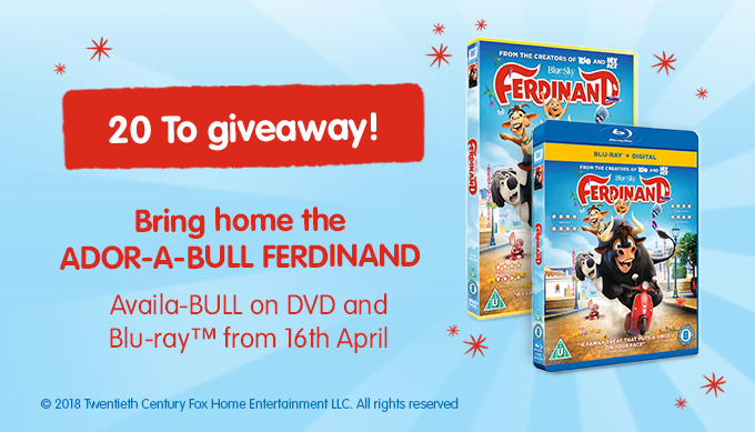 WIN A Ferdinand DVD! 20 To Giveaway!