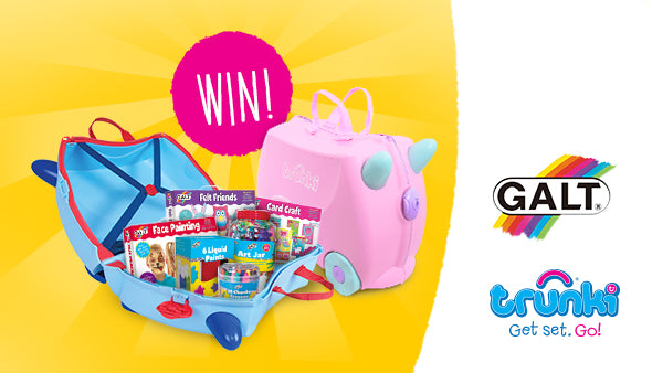 WIN The Ultimate Rainy Day Art and Craft Bundle With Galt Toys and Trunki!