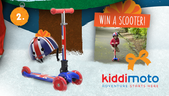 Trunki 12 Days Of Christmas - Day 2 - Win A Kiddimoto U-Zoom Scooter & Helmet!