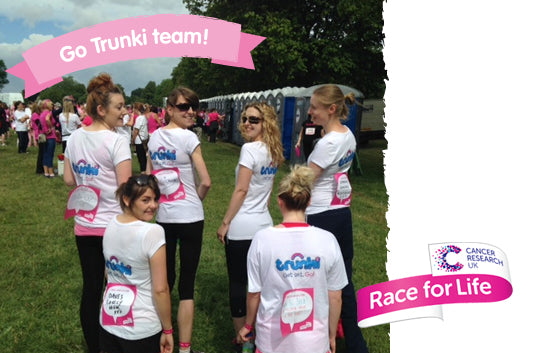 Team Trunki run for Cancer Research UK