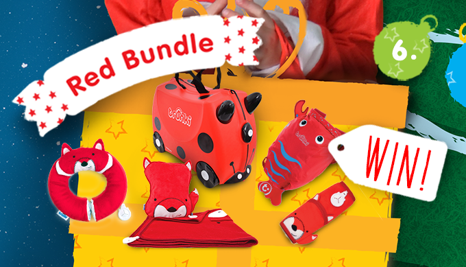 Trunki 12 Days Of Christmas - Day 6 - Win A Red Trunki Bundle!