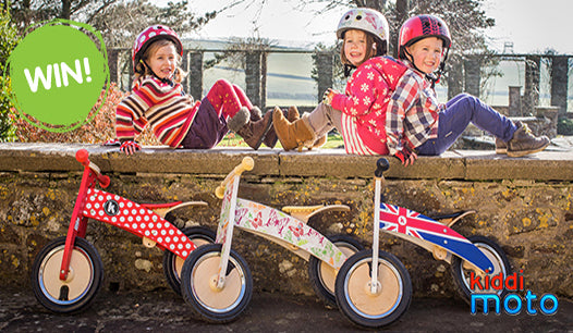Win a Kiddimoto Balance Bike and Trunki Goodies!