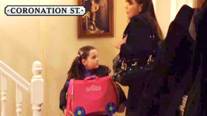 Trixie Trunki makes an appearance on Coronation Street!