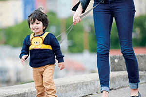 Fuss-free toddler reins!