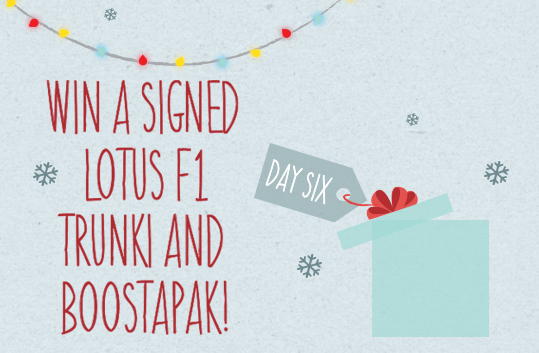 12 Days of Xmas: WIN a limited edition signed F1 Trunki and BoostApak!