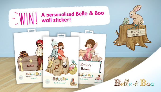 Make Friends With Belle & Boo - We're Giving Away 3 Personalised Wall Stickers