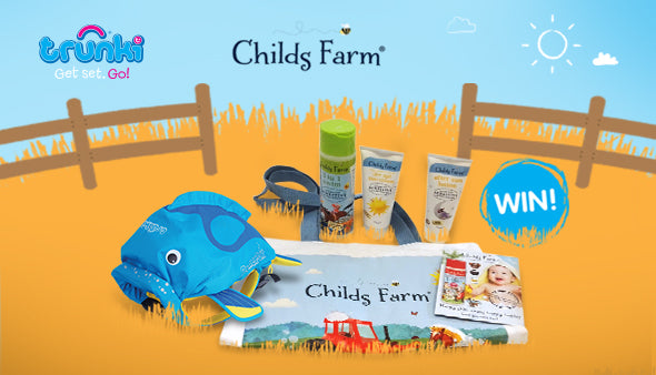 Win Childs Farm holiday skincare products, plus a Trunki PaddlePak!