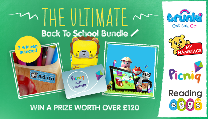 Win The Ultimate Back To School Bundle... With Trunki, Picniq, My Nametags & Reading Eggs!