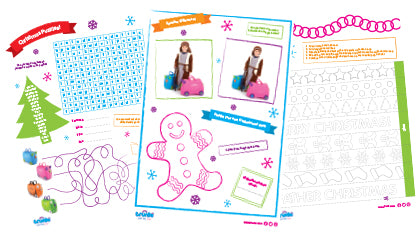 It's festive fun and games in the new Trunki activity pack