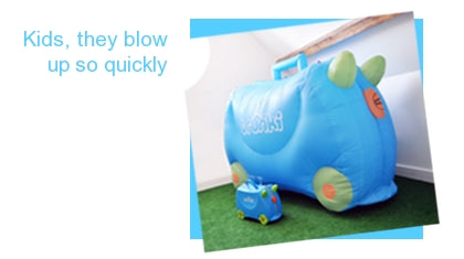 A wheely wheely big Trunki!