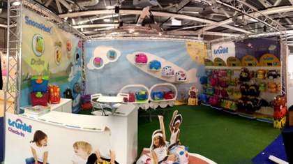 Trunki stand at Harrogate Nursery Fair 2012