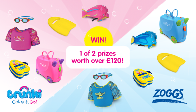 Win 1 of 2 Prizes Worth Over £120 With Trunki & Zoggs!